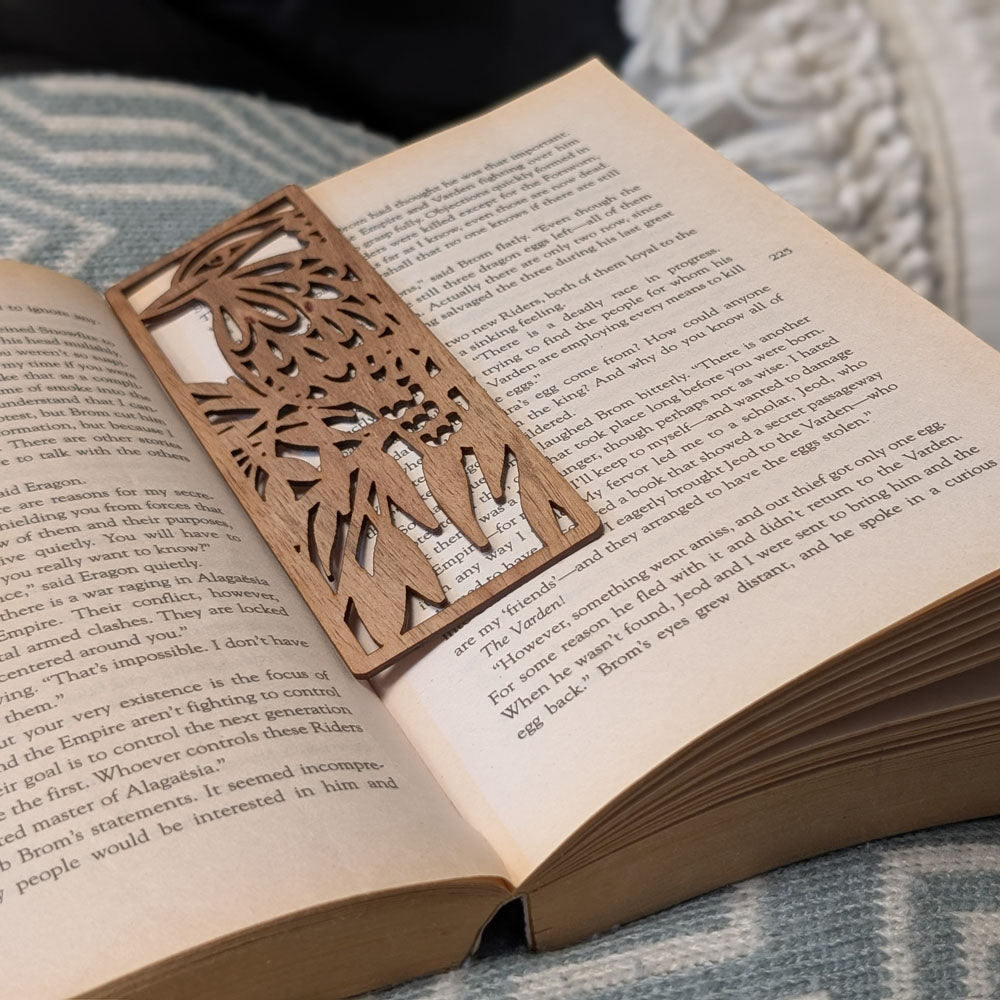 Australian Timber Bookmark: Kookaburra