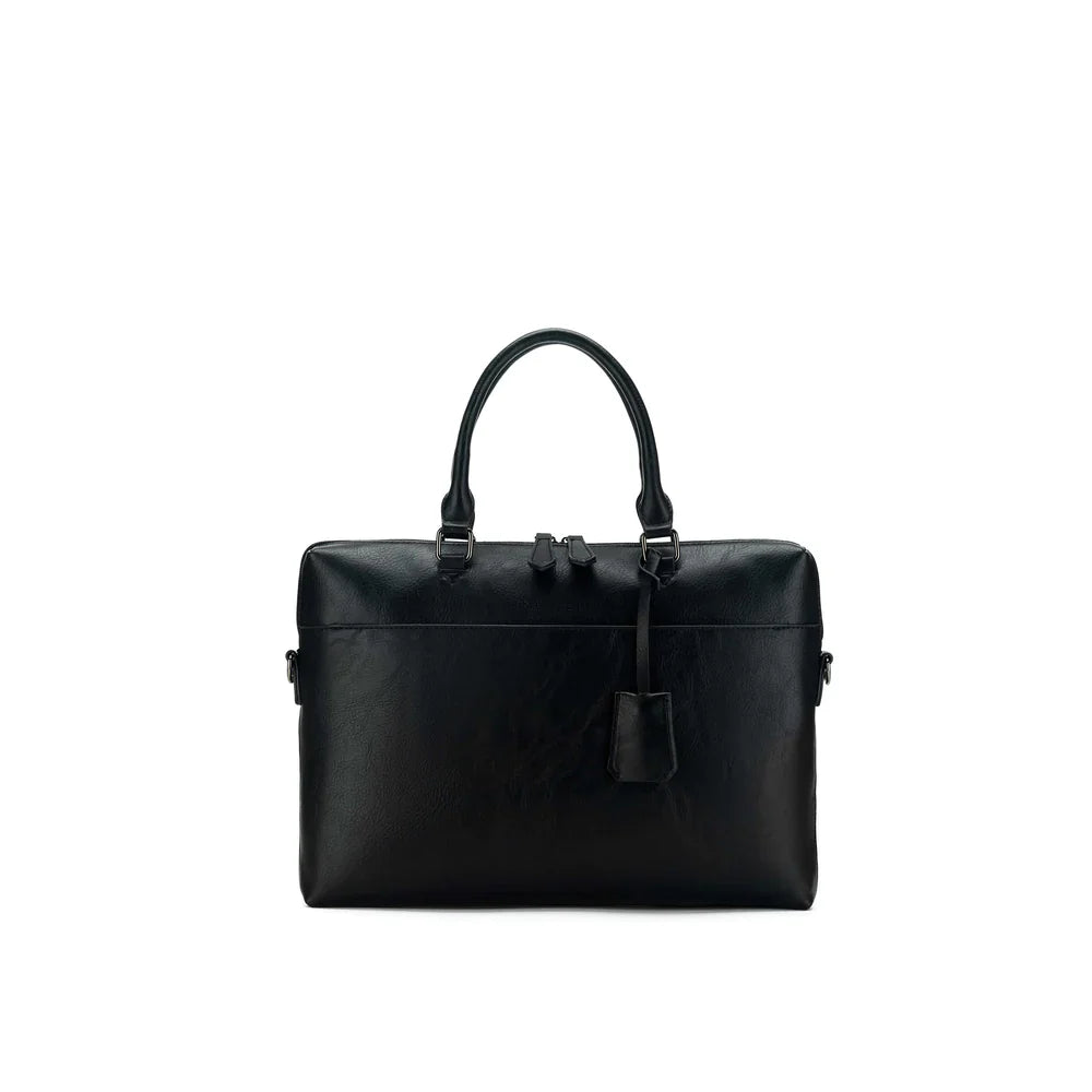 Black Caviar Designs Computer Bag -  Roma Black