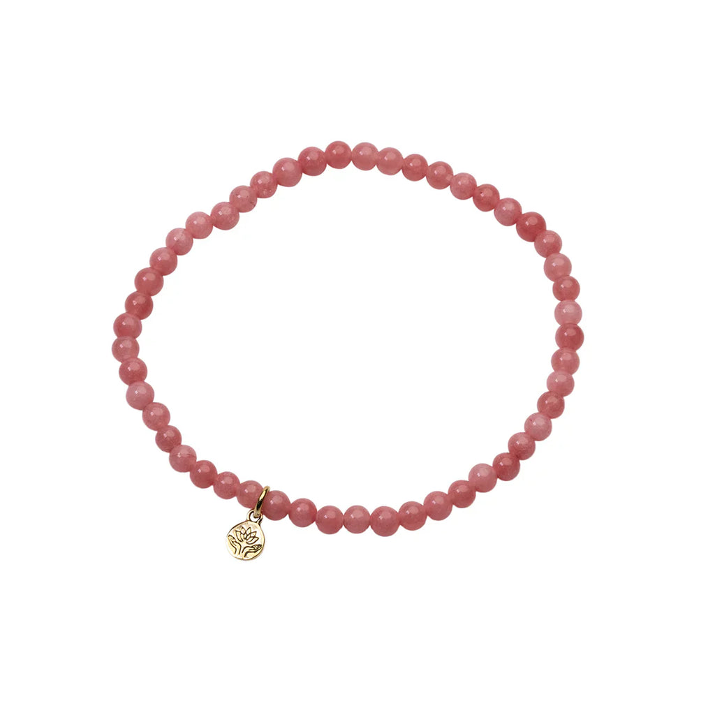Bracelet - Healing Gem Pink Jade