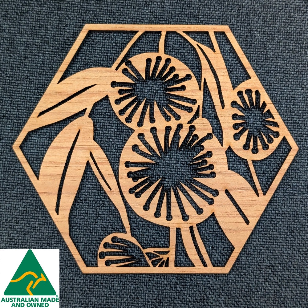 Australian Timber Coaster: Bluegum