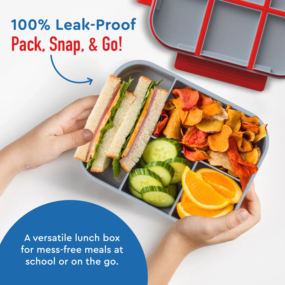 Bentgo Kid's Snap & Go Lunch Box - Trucks