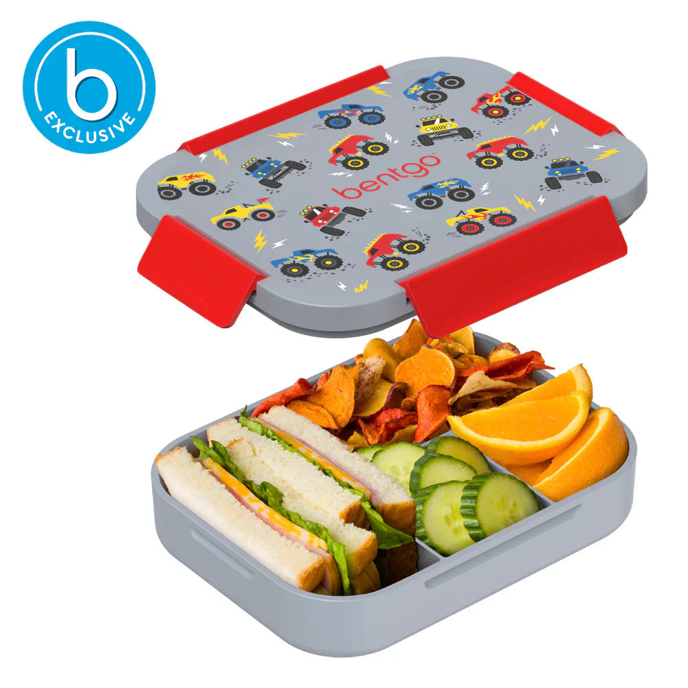 Bentgo Kid's Snap & Go Lunch Box - Trucks