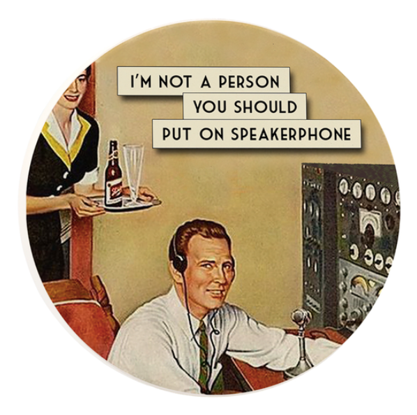 Car Coaster - Speakerphone