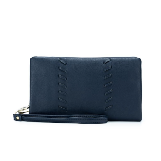 Black Caviar Designs Sky Wallet -  French Navy