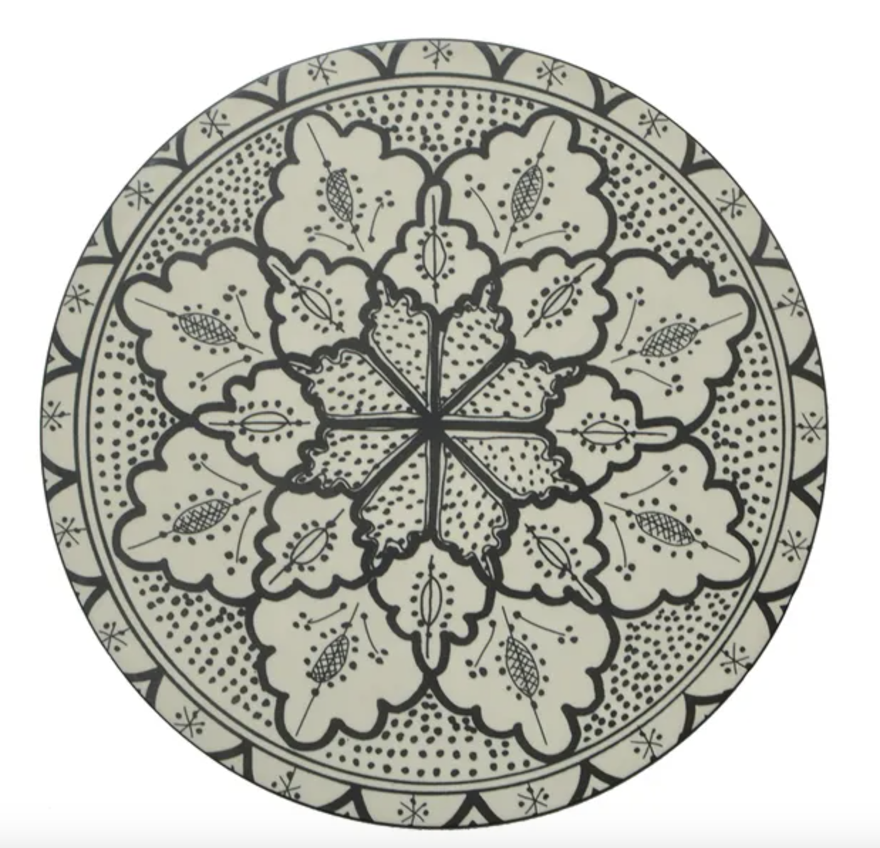 Aleah Ceramic Cheese Board 34x34cm - Black