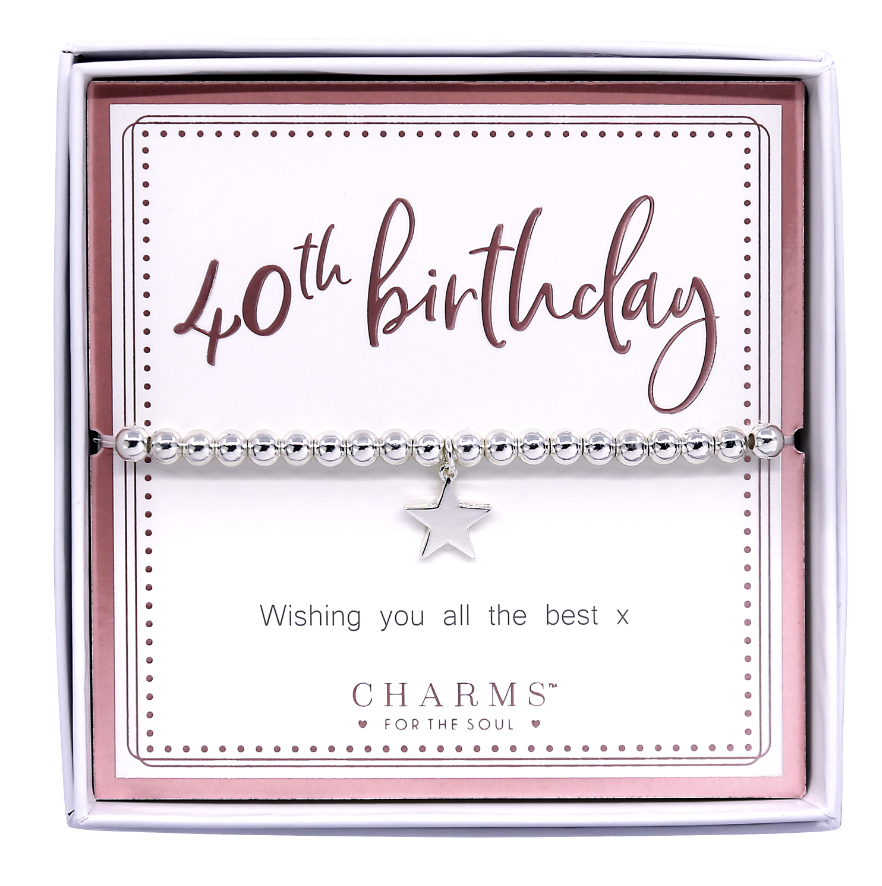 Bracelet Gift Box - 40th Birthday