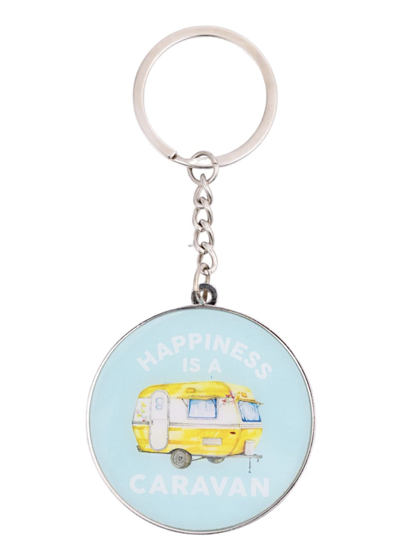 Caravan Happiness Keychain