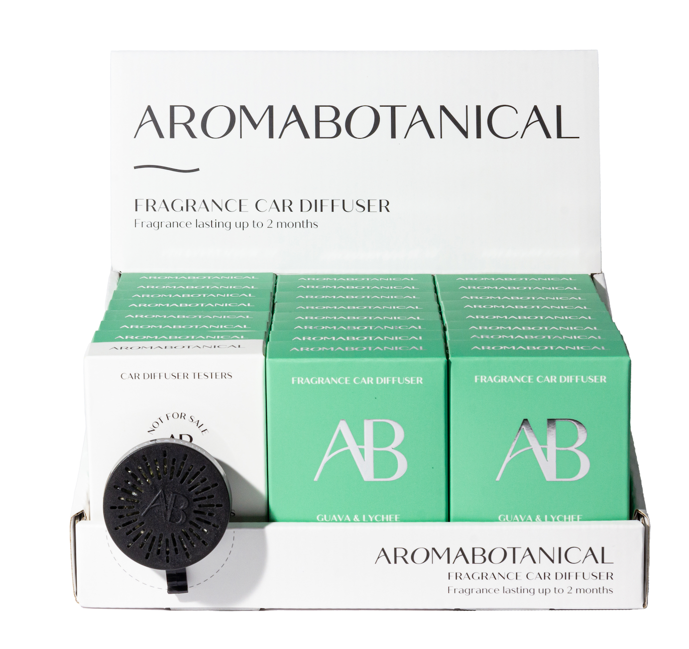 Aromabotanical Car Diffuser - Guava & Lychee