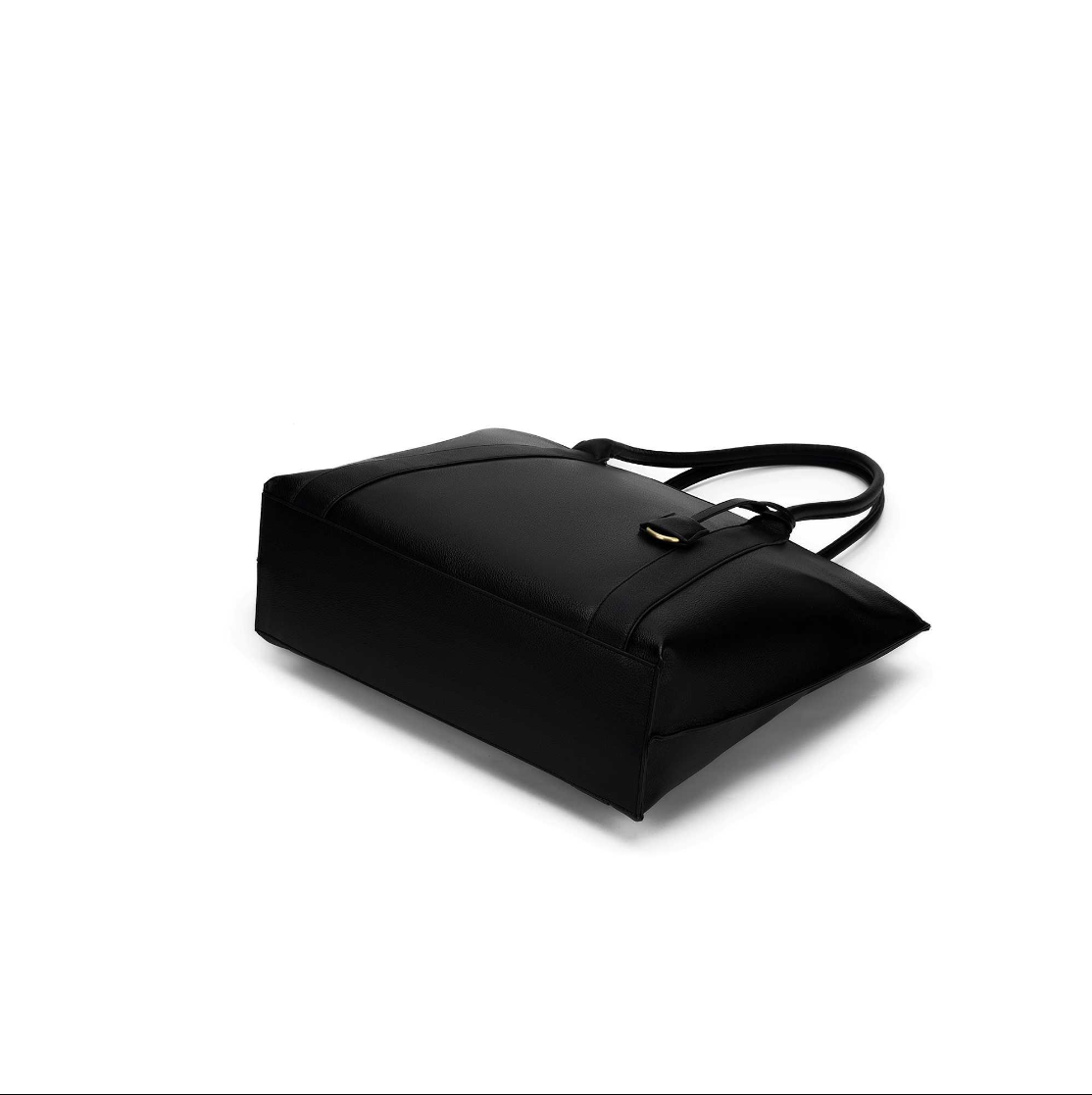Black Caviar Designs 3 Piece Work Bag - Harriet Black