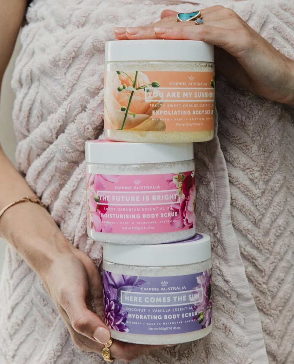 Affirmations Body Scrub 500gm - You Are My Sunshine Sweet Orange