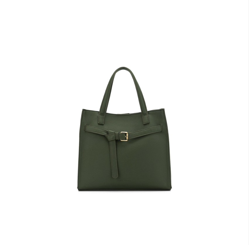 Black Caviar Designs 3 Piece Handbag Kellye - Dark Olive