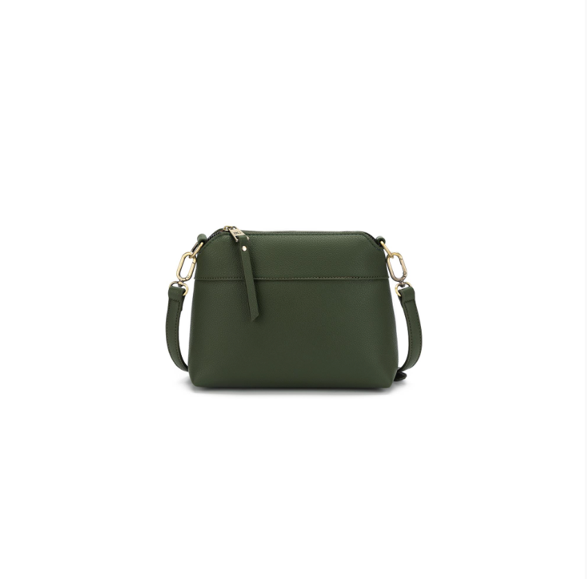 Black Caviar Designs 3 Piece Handbag Kellye - Dark Olive