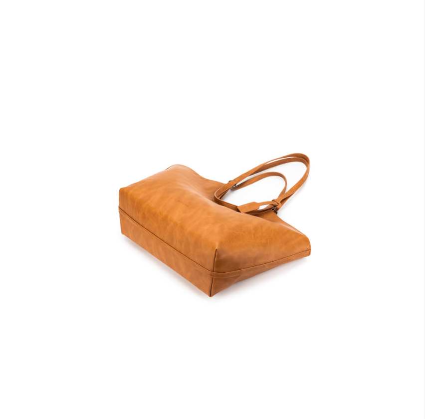 Black Caviar Design Cielo 3 Piece Handbag Tote - Tan