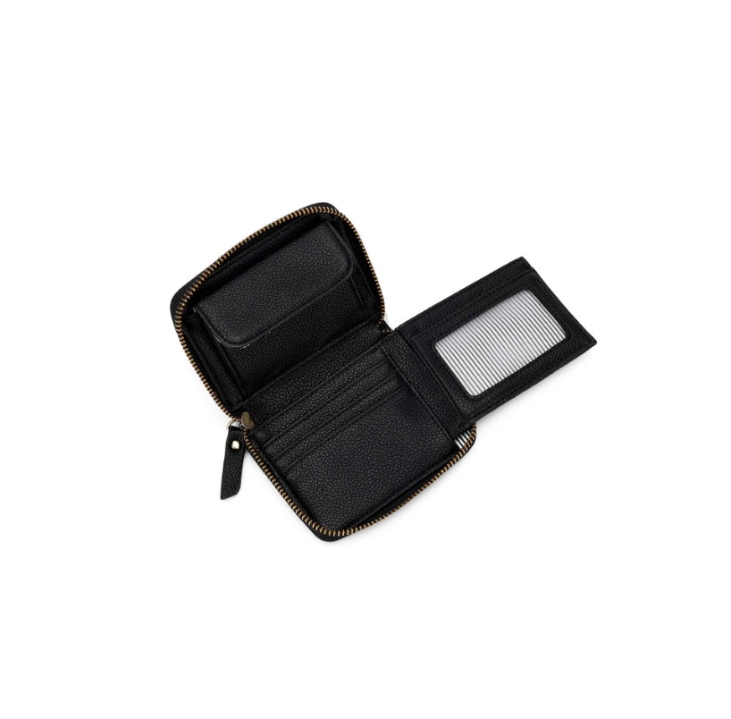 Black Caviar Design Mya Mini Wallet - Black