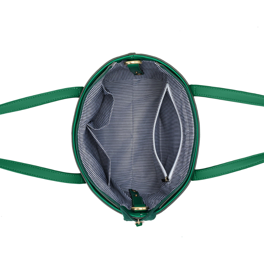 Black Caviar Designs - Tara 3 Piece Handbag Green