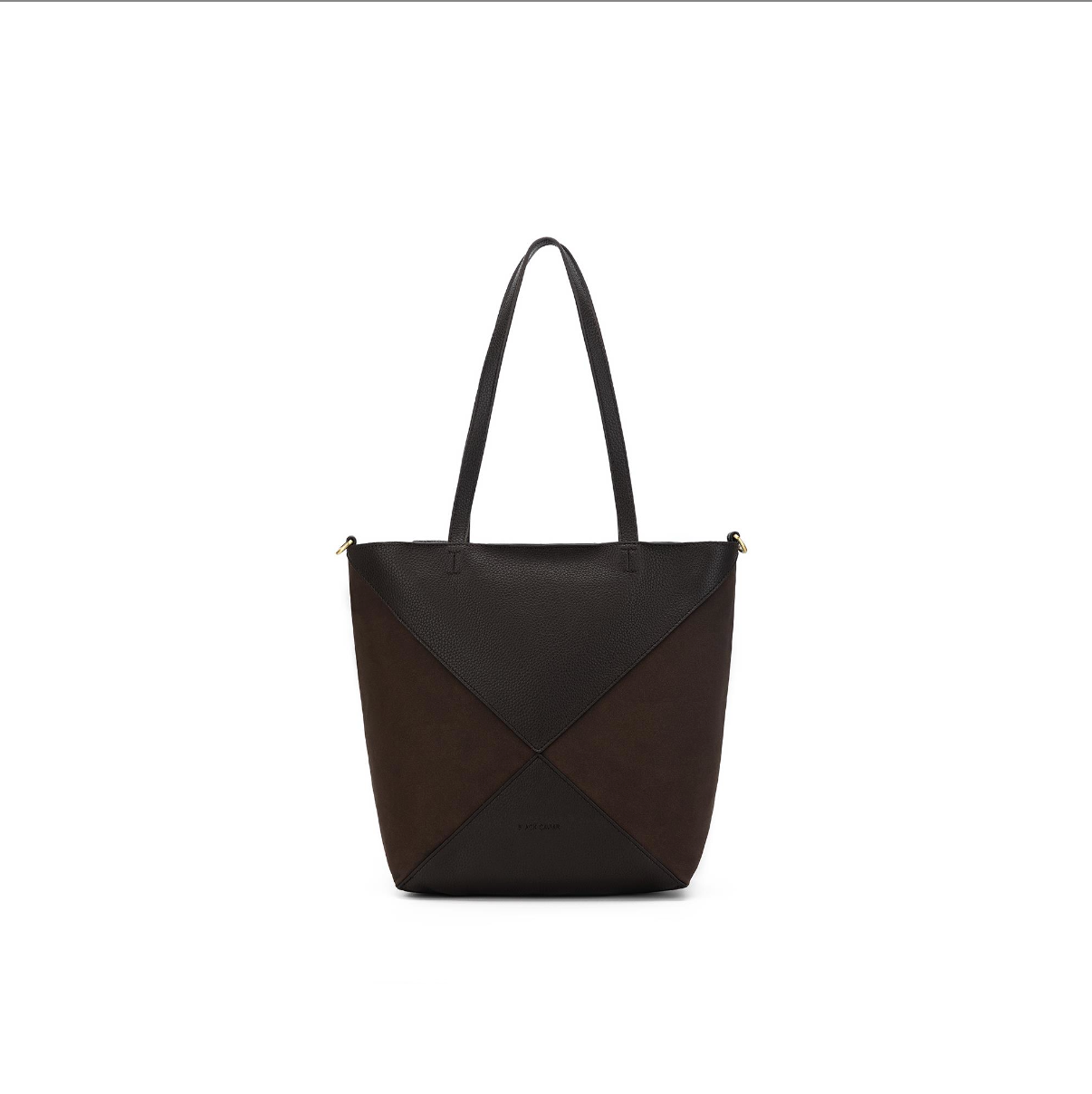 Black caviar Renee 3 Piece Suedette Handbag - Coco