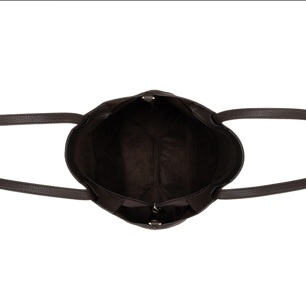 Black caviar Renee 3 Piece Suedette Handbag - Coco