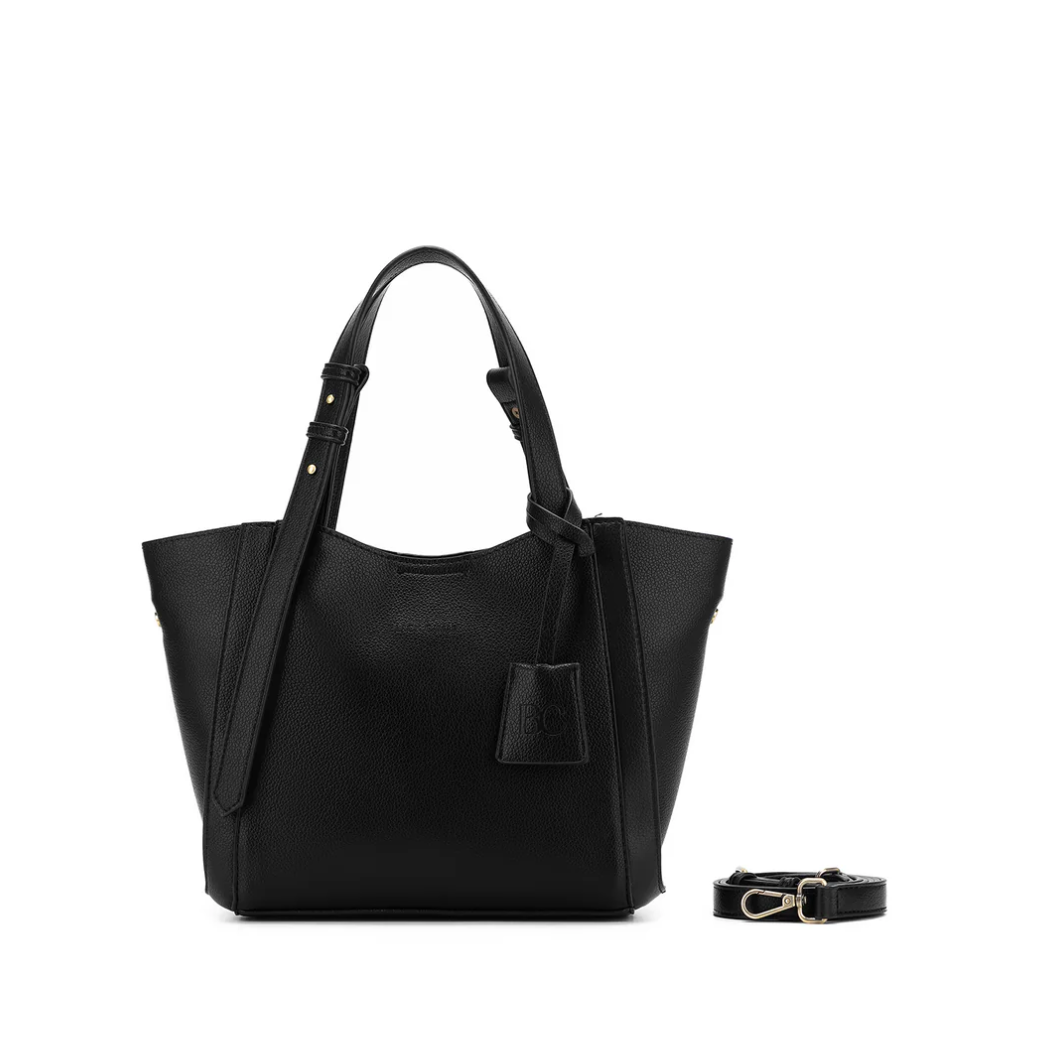 Black Caviar Mini Lauren 3 Piece Compartment Handbag - Black
