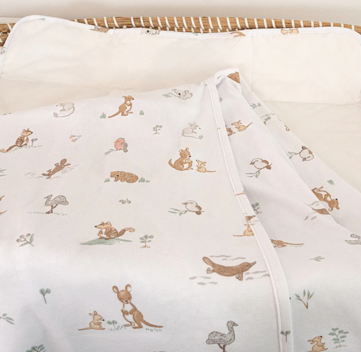 2 Pack Organic Swaddle Wraps - Australiana