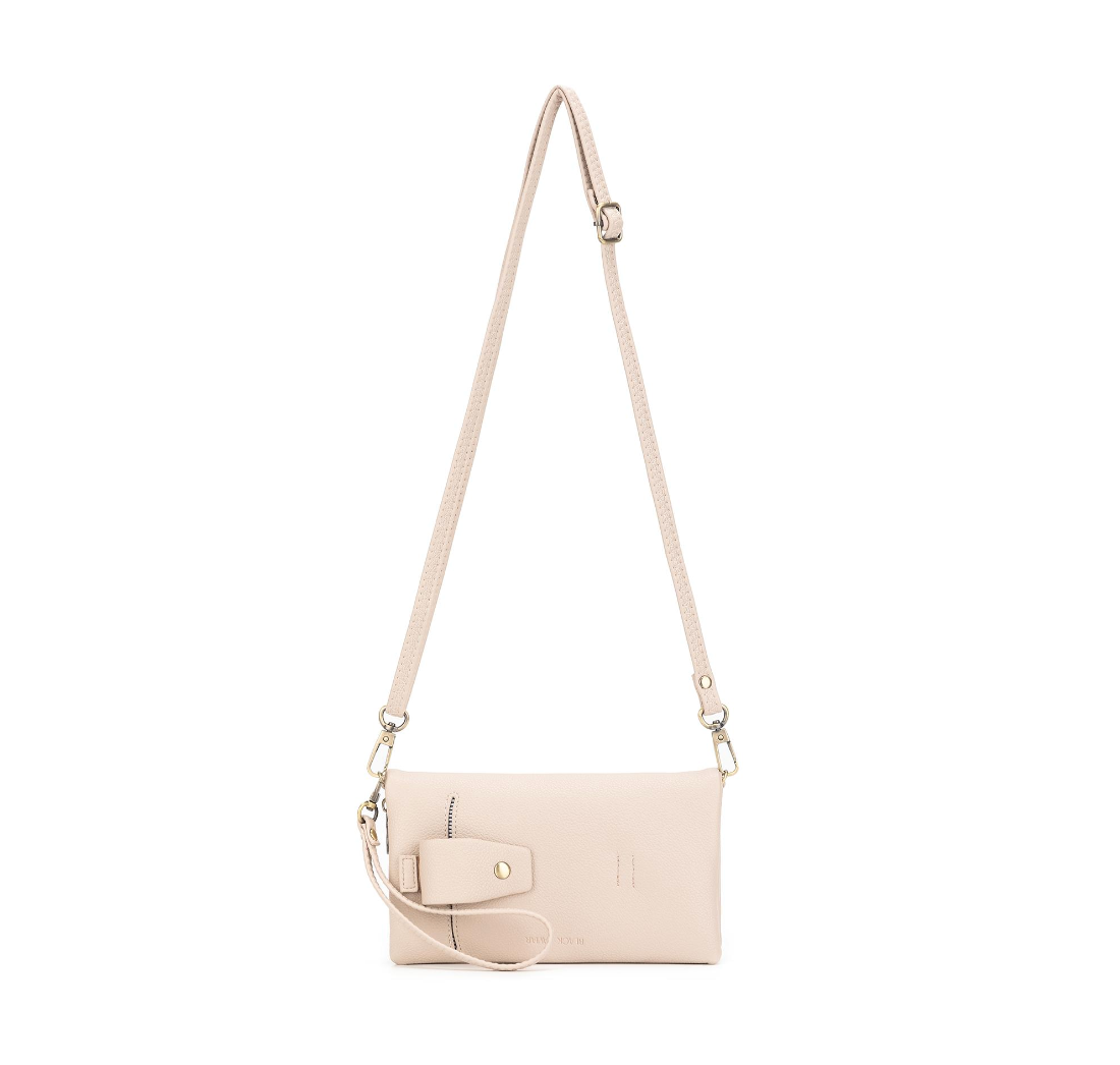 Black Caviar Designs -Sky Crossbody Phone Wallet - Oatmeal