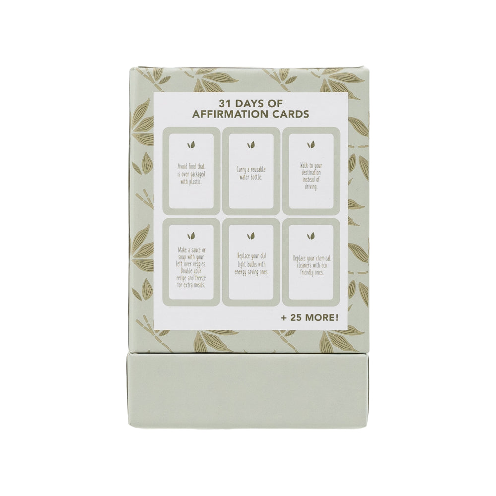 Affirmation Cards - A Month of Going Green
