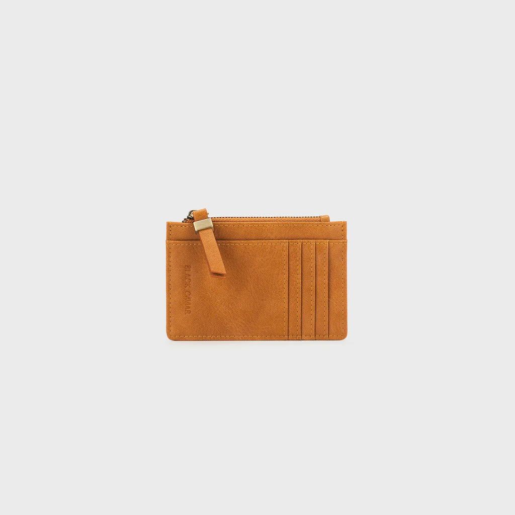 Black Caviar Designs - Ines Card Holder/ Coin Purse Tan