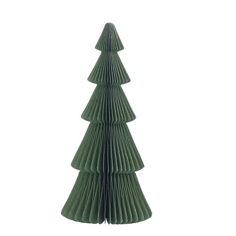 5 tier Tree Paper Decor 14x31cm - Green