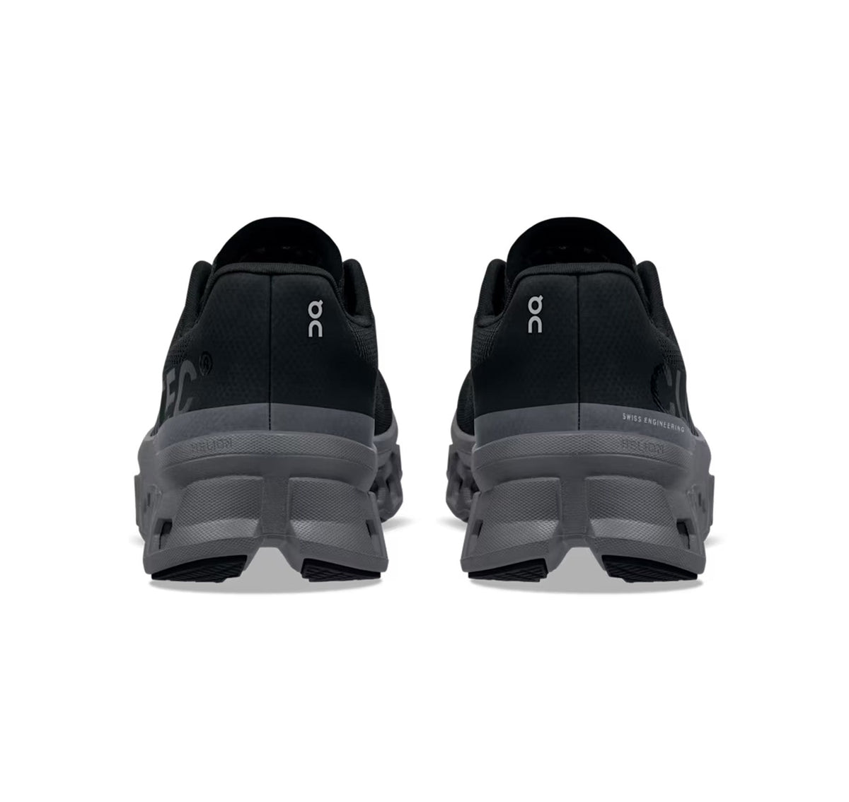 On Women's Cloudmonster Black/Magnet Running Shoes